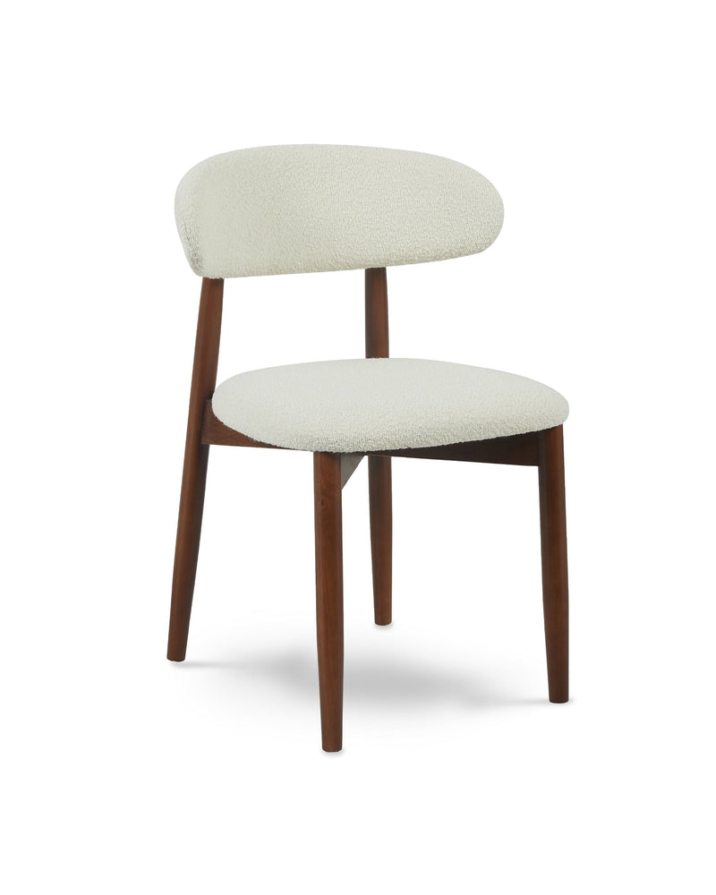 Aires Dining Chair moonlight-boucle angle