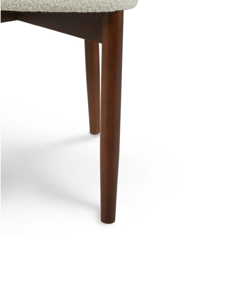 Aires Dining Chair moonlight-boucle closeup
