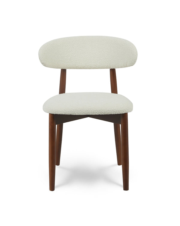 Aires Dining Chair moonlight-boucle front