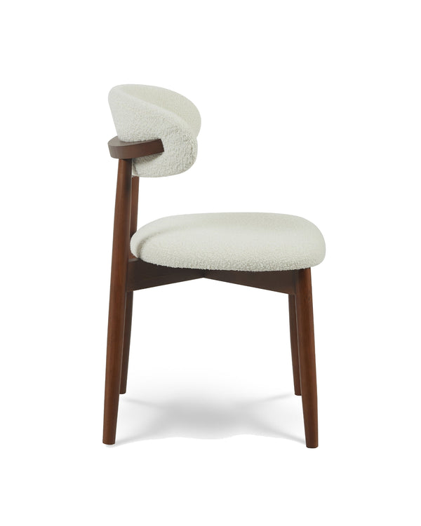 Aires Dining Chair moonlight-boucle side