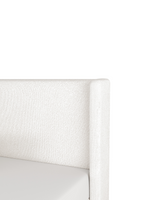 Aura Lift Up Storage Bed butter-cream detail