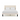 Aura Platform Bed ivory-velvet front