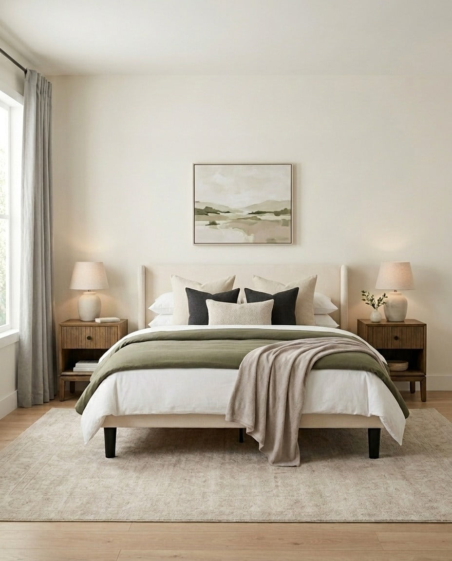 Aura Platform Bed lifestyle