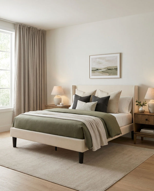 Aura Platform Bed lifestyle