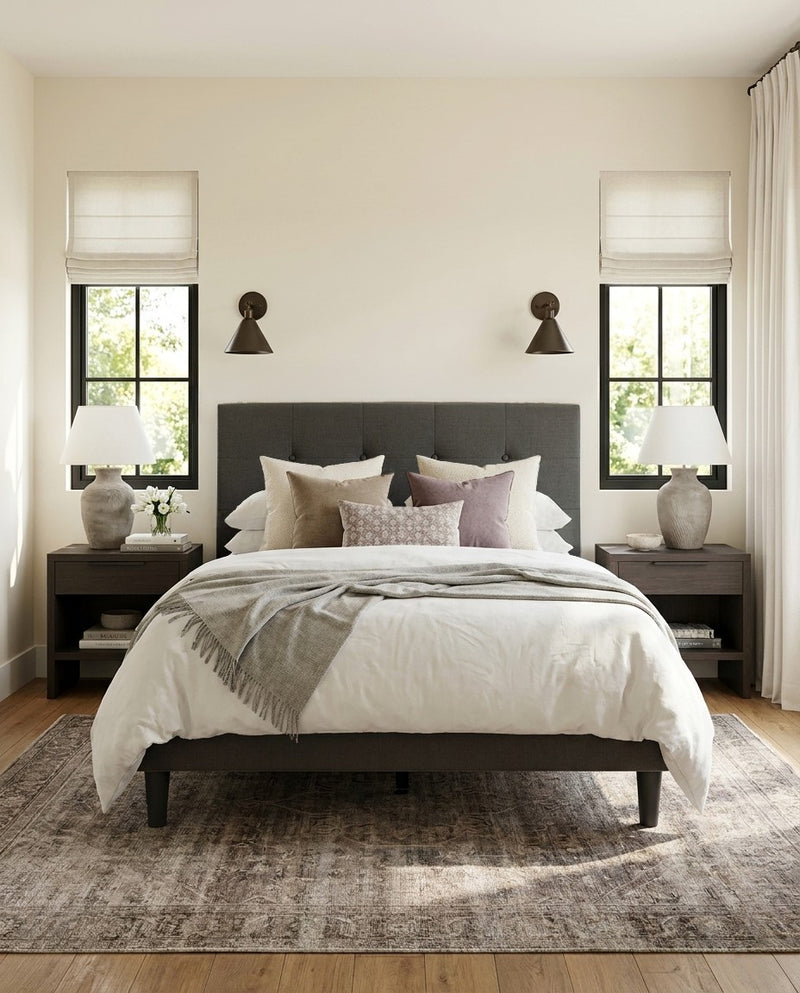 Dora Platform Bed lifestyle