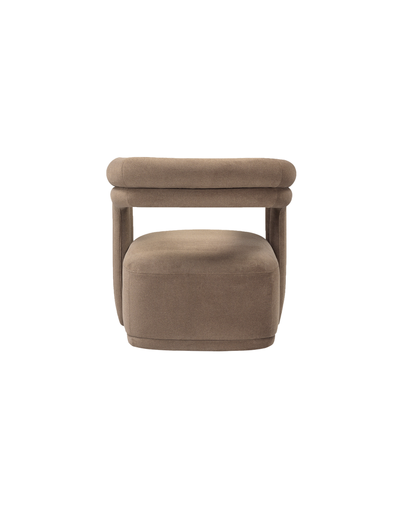 Fior Armchair Warm Espresso back