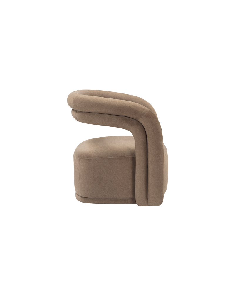 Fior Armchair Warm Espresso side