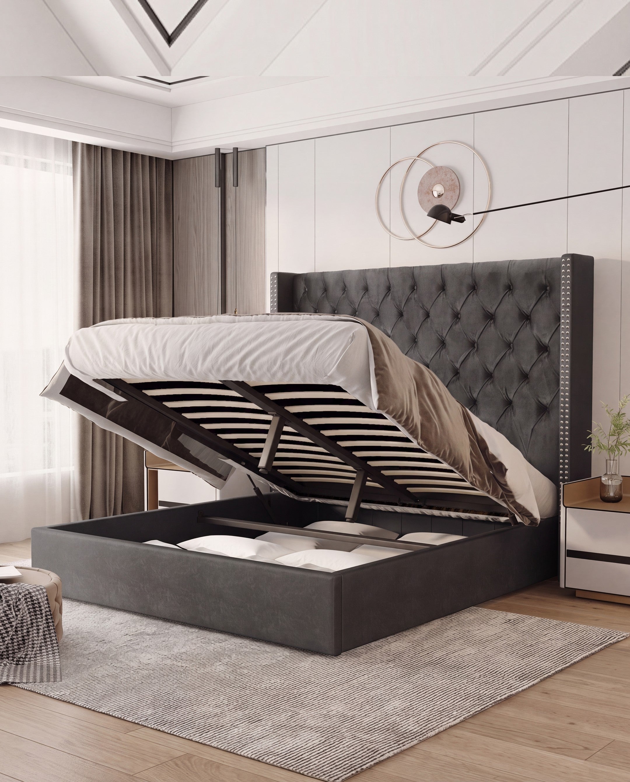 Tracy Lift Up Storage Bed lifestyle