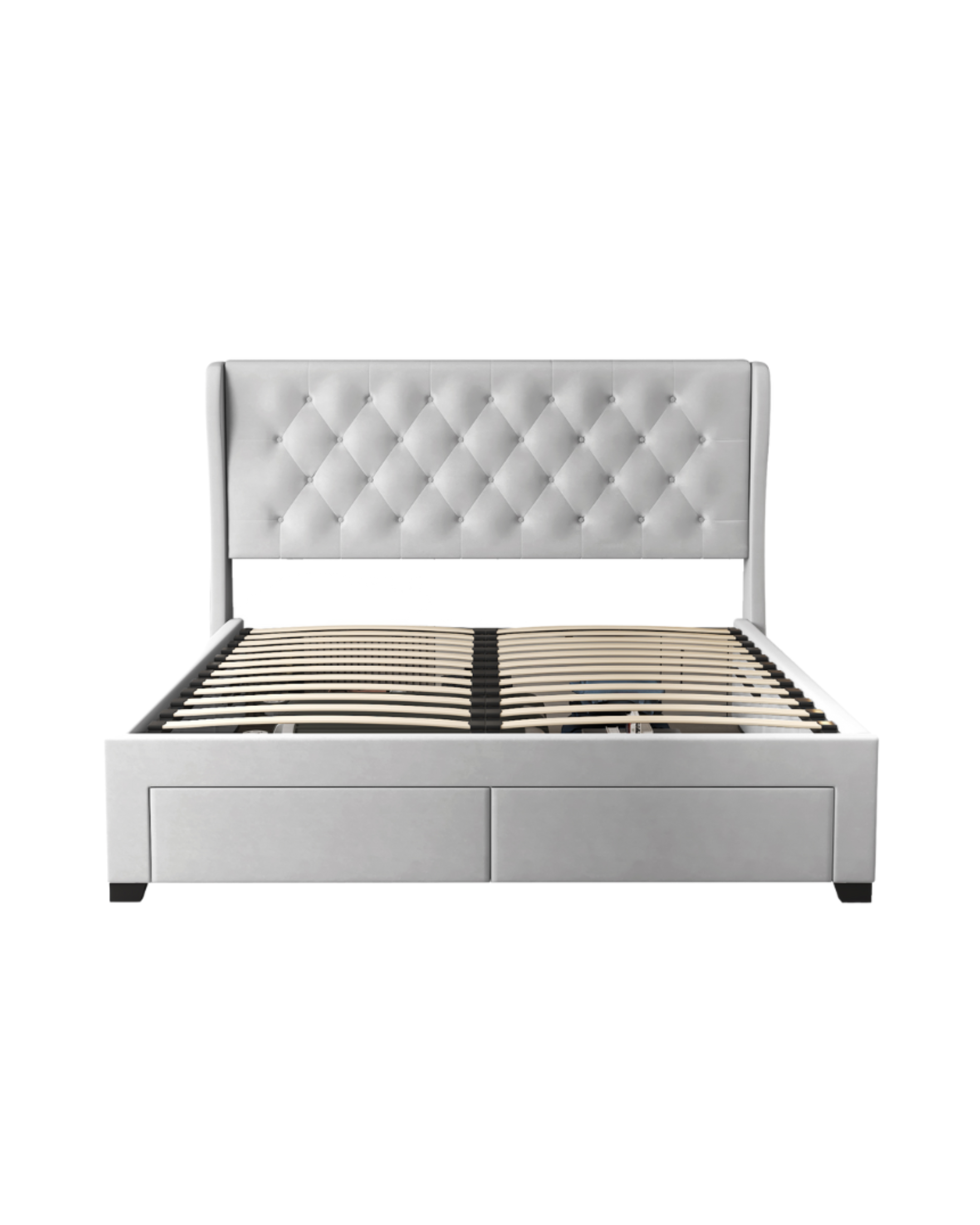 Brittany 4 Drawer Storage Bed grey 2