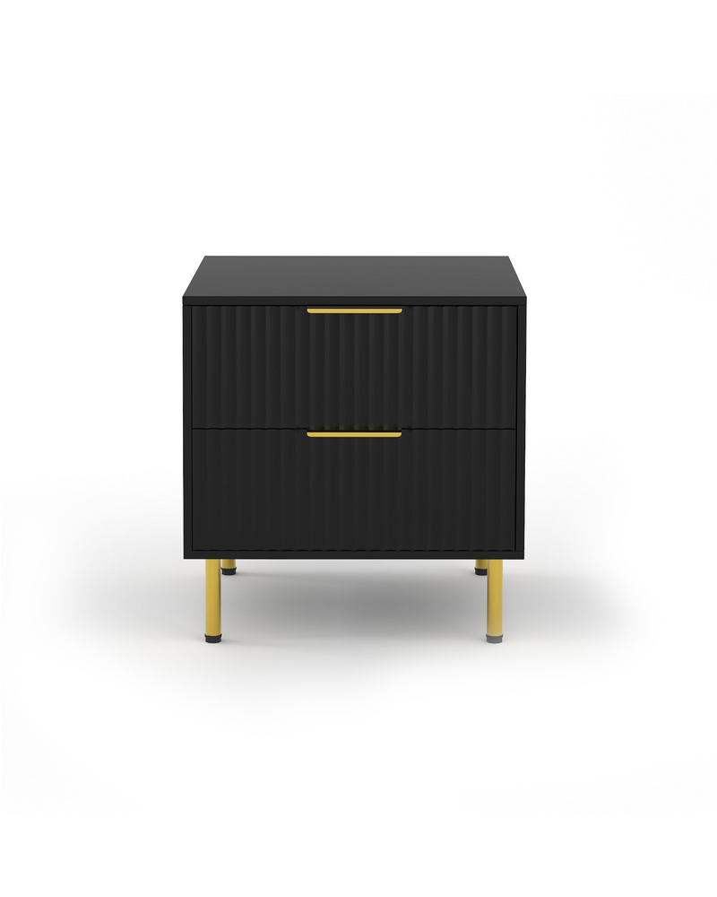 Cameo Nightstand black front