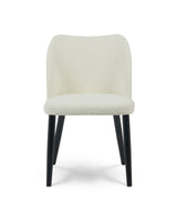 Capri Dining Chair moonlight-boucle front