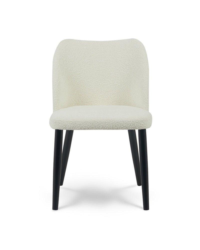 Capri Dining Chair moonlight-boucle front