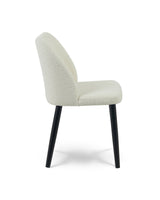 Capri Dining Chair moonlight-boucle side