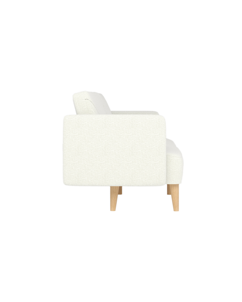 Celeste Sofa Bed cloud-bouclé side
