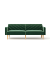Celeste Sofa Bed emerald-velvet front