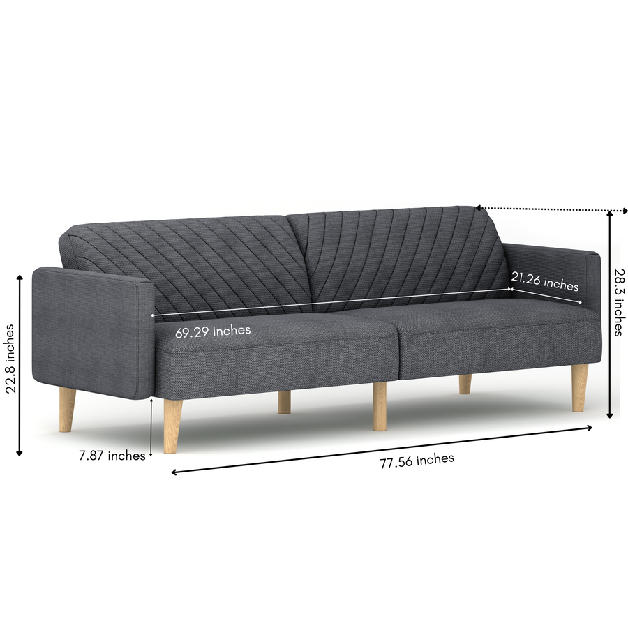 Celeste Dark Grey Sofa Bed