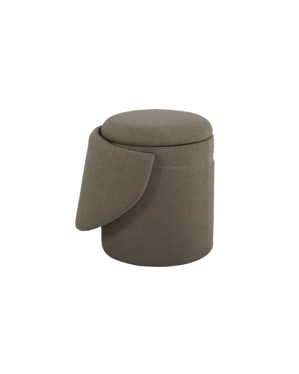Cloud Ottoman espresso-bean closeup