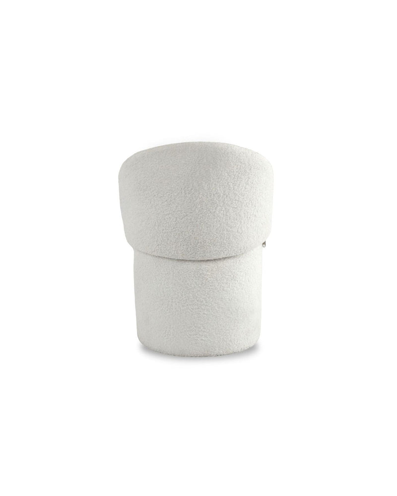 Cloud Ottoman whipped-vanilla side