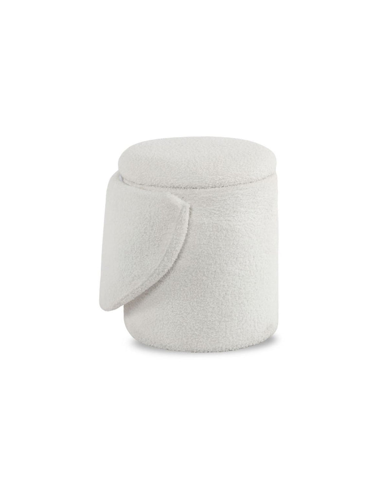 Cloud Ottoman whipped-vanilla top