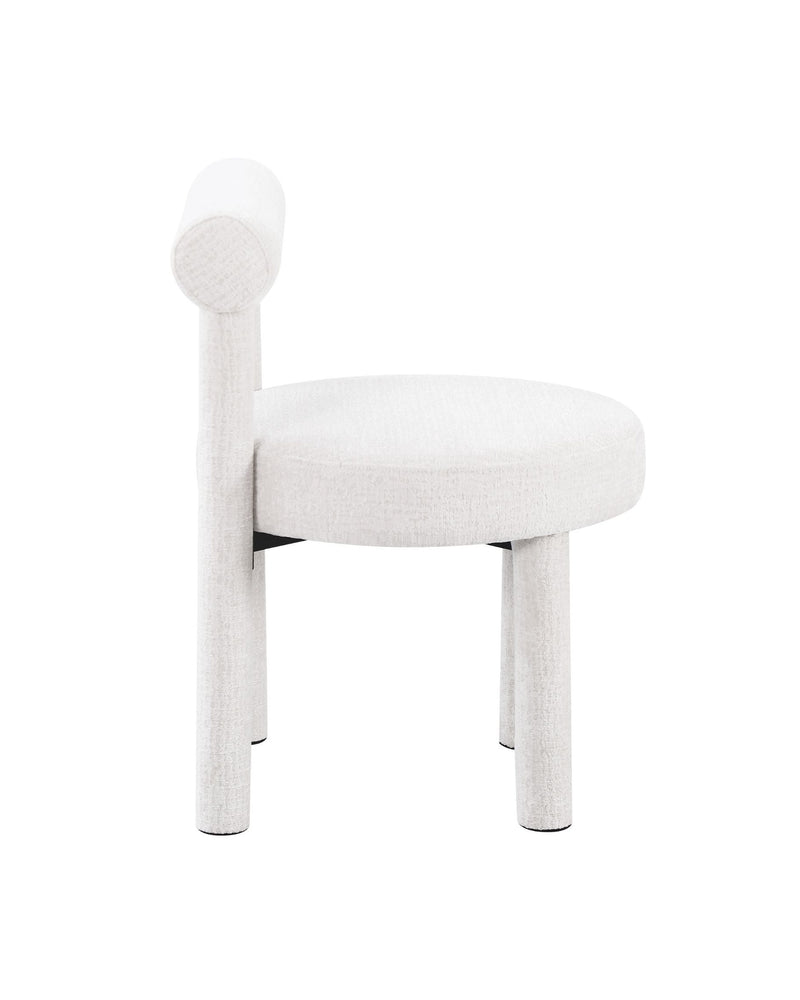 Cloudlet Dining chair natural-linen side
