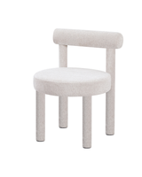 Cloudlet Dining chair warm-ecru front