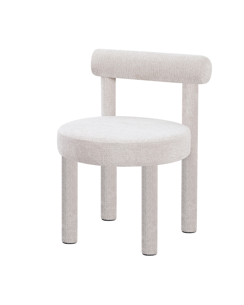 Cloudlet Dining chair warm-ecru front