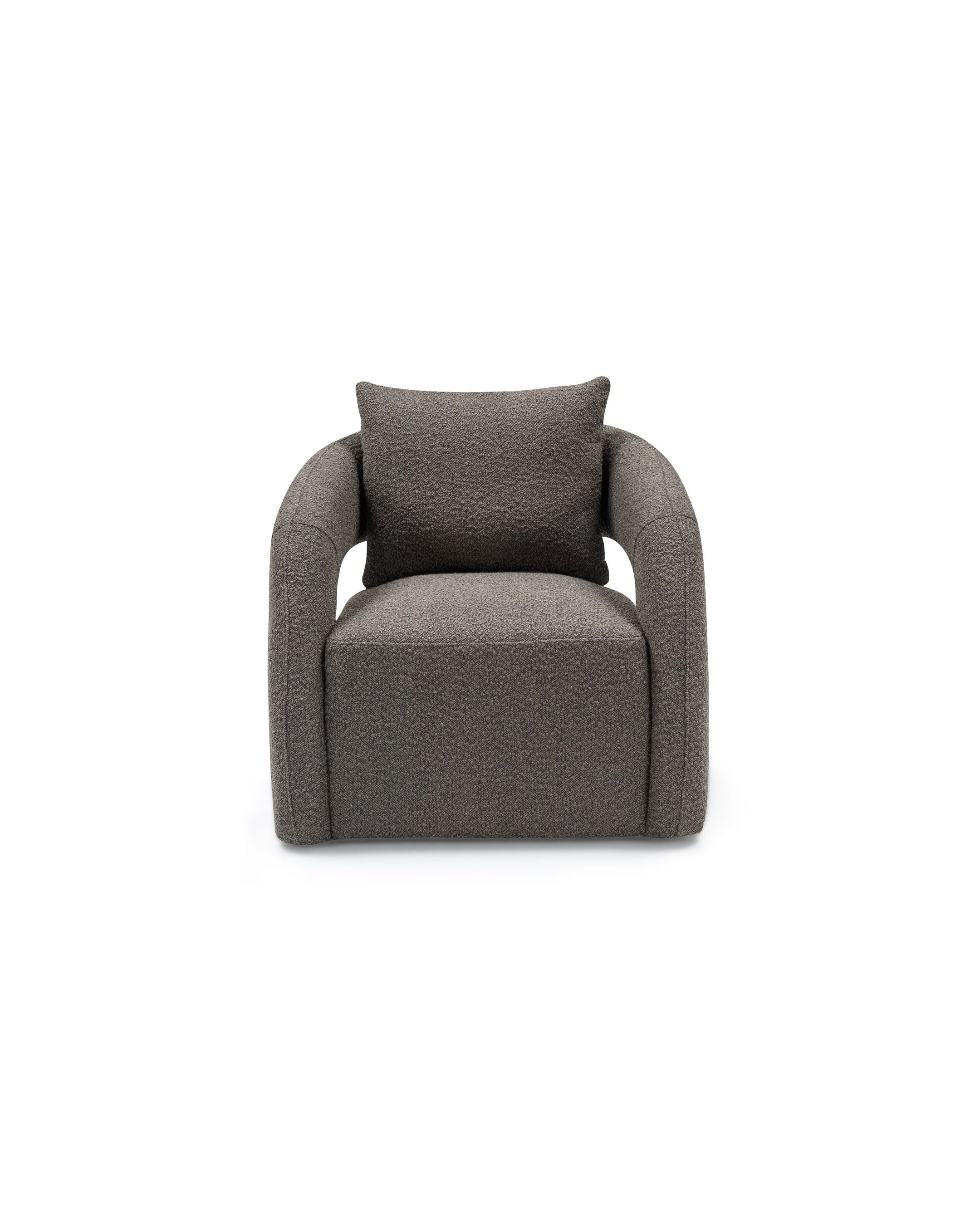 Daisy Armchair brown front