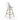 Eiffel White Counter Stool natural angle