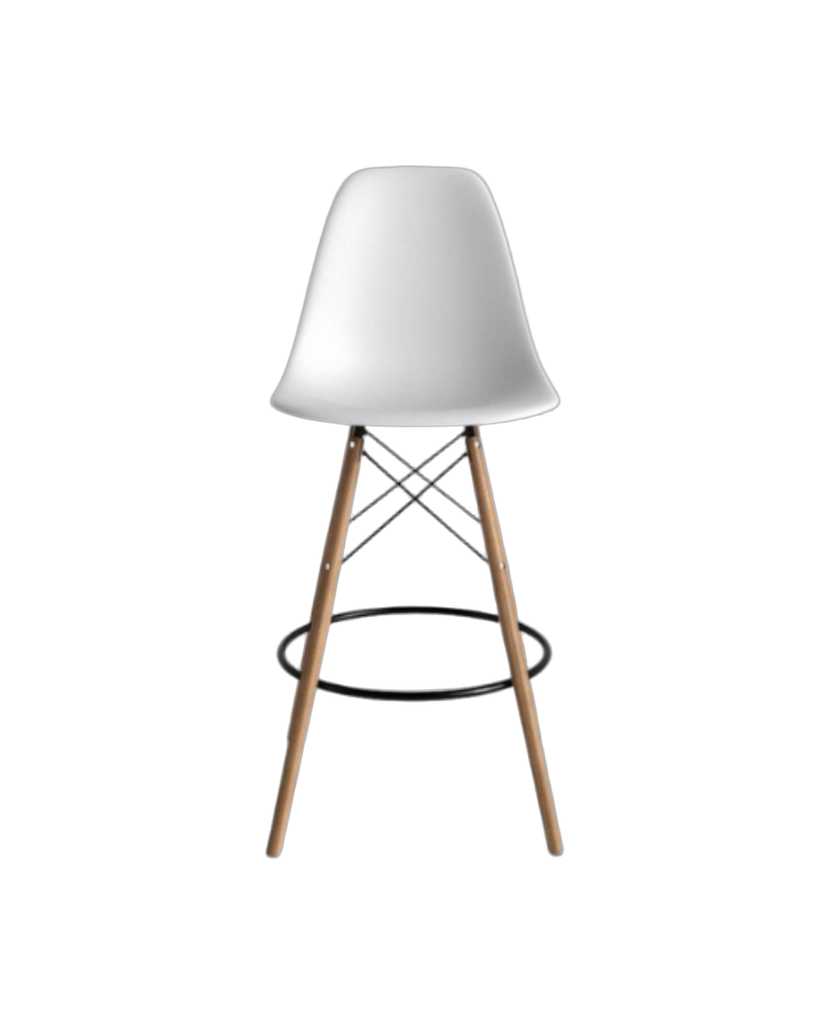 Eiffel White Counter Stool cutout