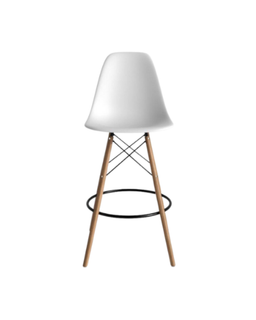 Tabouret de comptoir blanc Eiffel