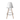 Eiffel White Counter Stool natural front