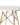 Eiffel White Dining Table natural
