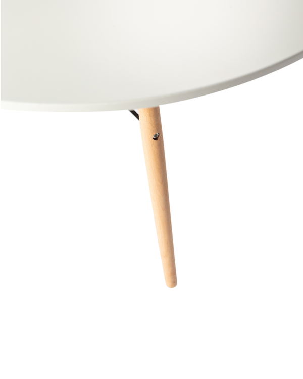 Eiffel White Dining Table natural