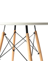 Eiffel White Dining Table natural