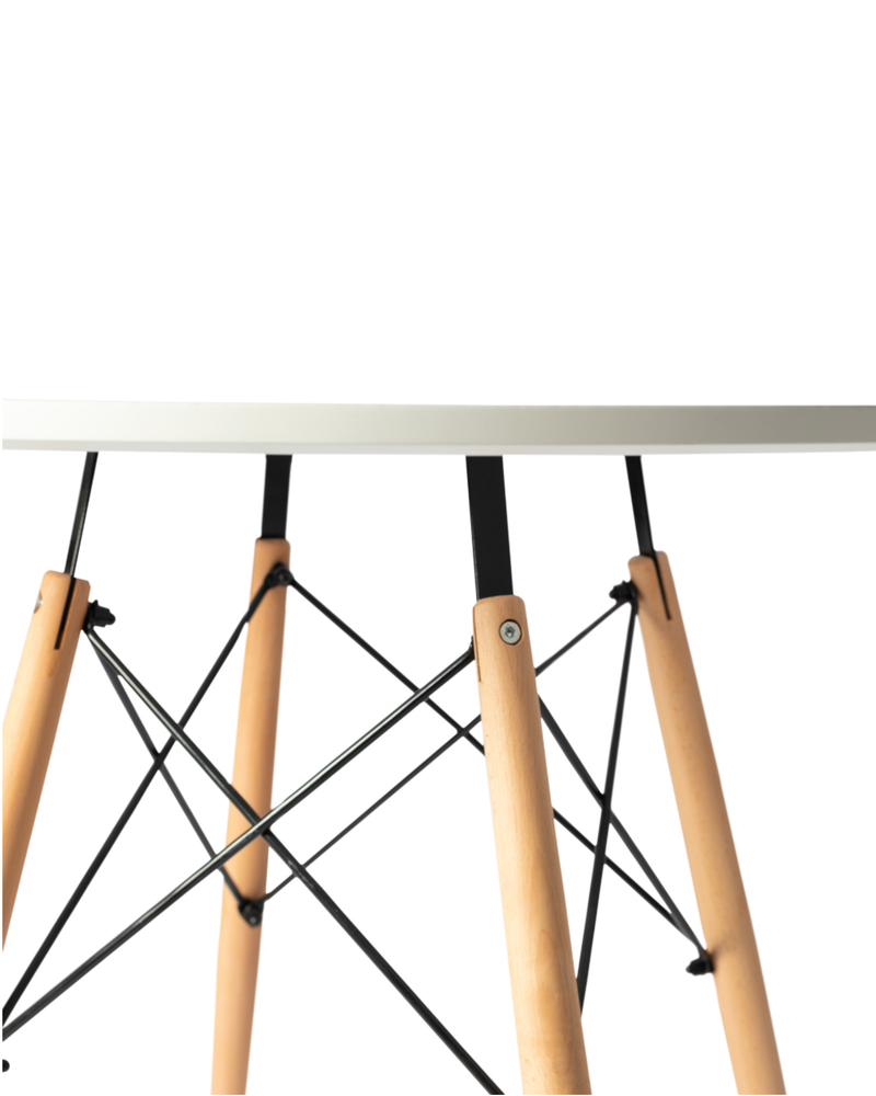 Eiffel White Dining Table natural
