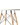 Eiffel White Dining Table natural