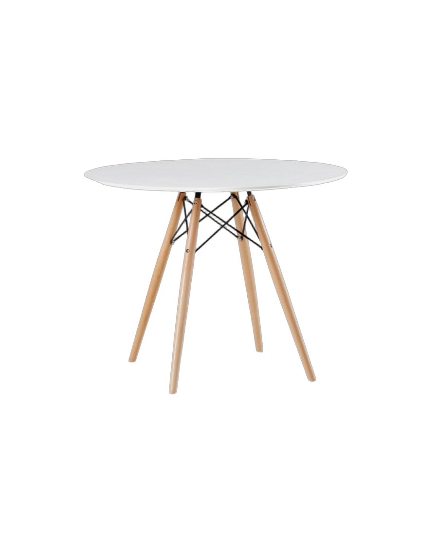 Eiffel White Dining Table cutout