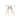 Eiffel White Dining Table natural