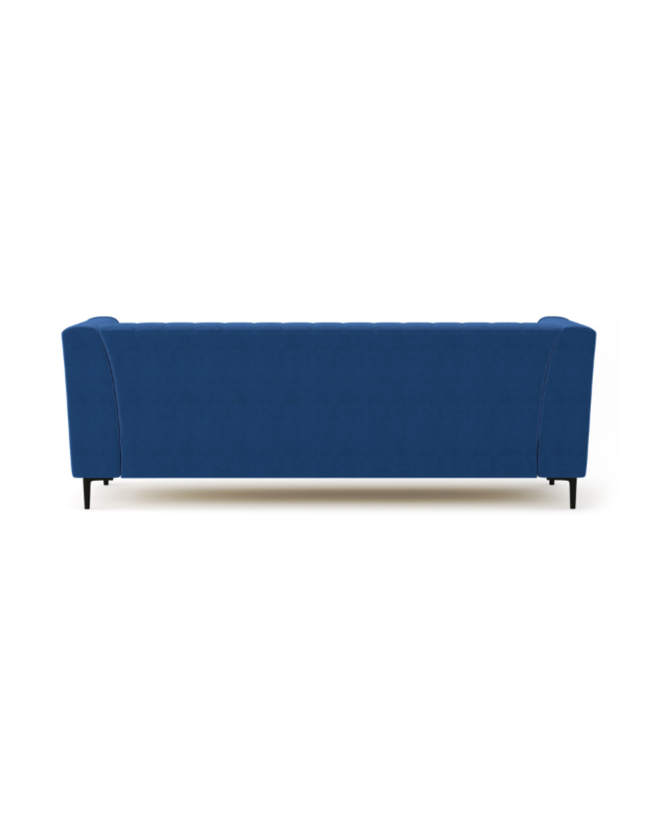 Enigma 3-Seater Sofa blue-velvet back