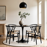 Harlow Dining Chair Black lifestyle
