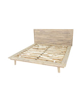 Homestead Bed in Light Driftwood, rear view