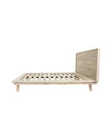 Homestead Bed in Light Driftwood, side view