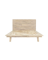Homestead Bed in Light Driftwood, front view