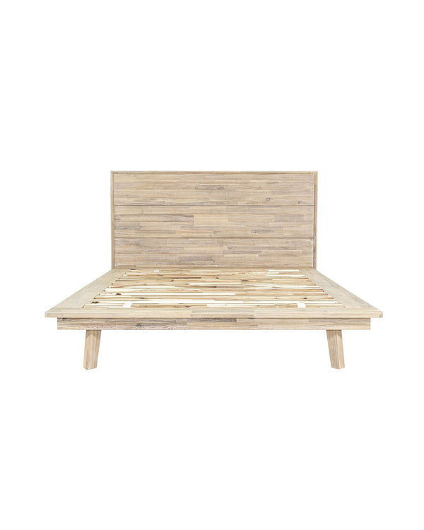Homestead Bed in Light Driftwood, front view