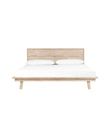 Homestead Bed in Light Driftwood, front view