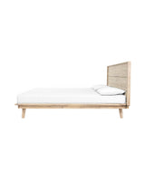 Homestead Bed in Light Driftwood, side view