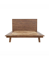 Homestead Bed in Warm Pecan, front view