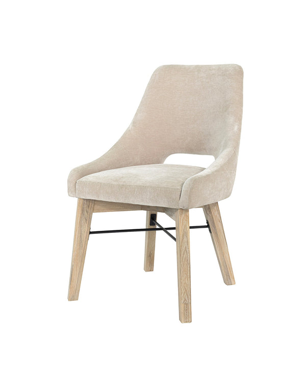 Homestead Chair in Sand / Light Driftwood, three-quarter view
