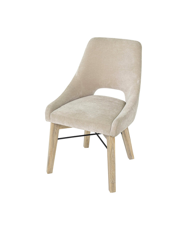 Homestead Chair in Sand / Light Driftwood, three-quarter view