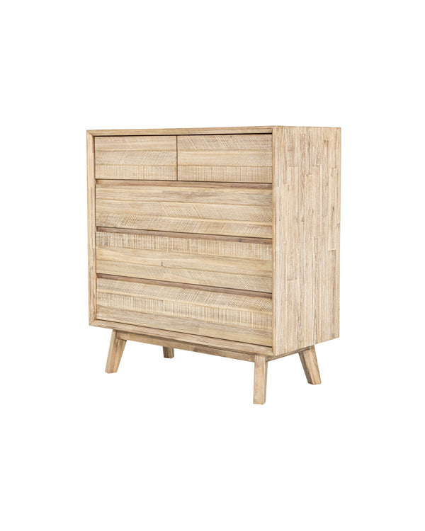 Homestead Chest in Light Driftwood, three-quarter view